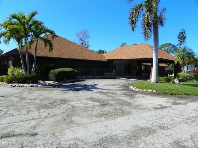 exterior space with driveway