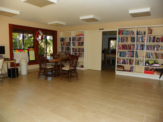 view of dining area