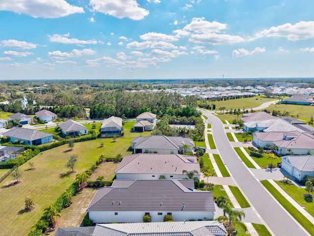 bird's eye view featuring a residential view