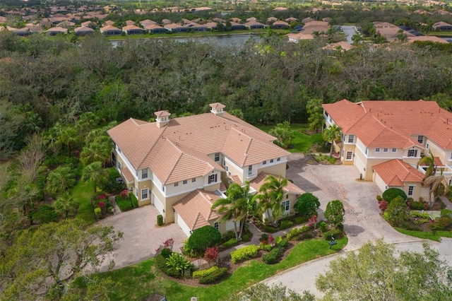 aerial view featuring a residential view