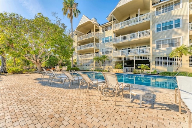 view of pool
