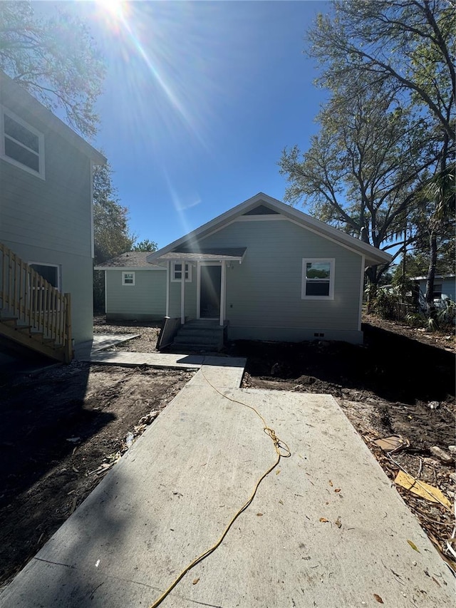 view of rear view of property