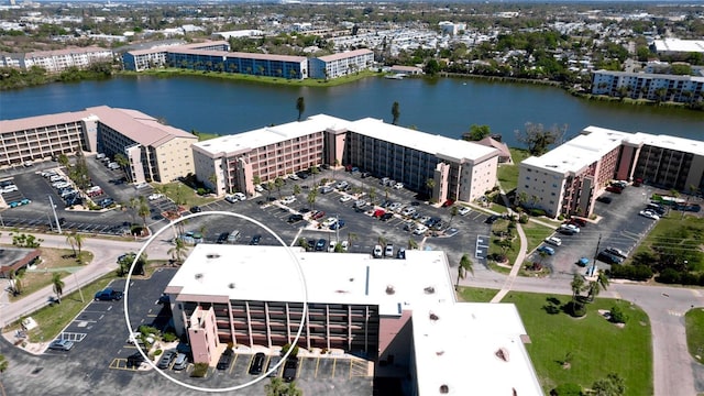 4133 Heron Way Unit E202, Bradenton, FL 34205 - drone / aerial view of a nearby body of water and apartment complex