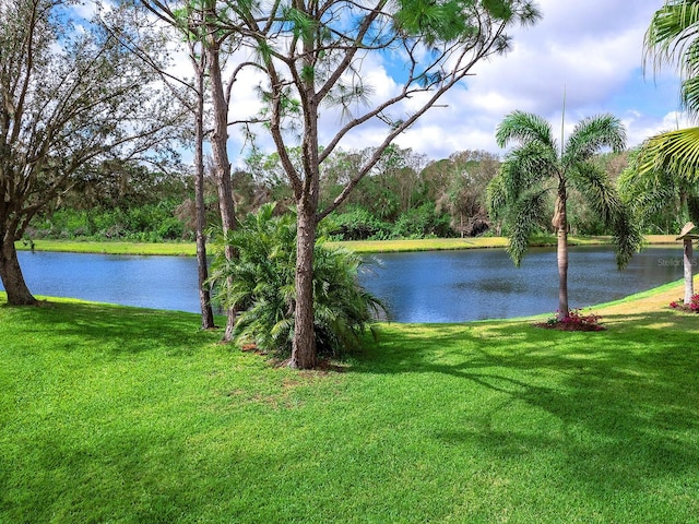 view of water feature