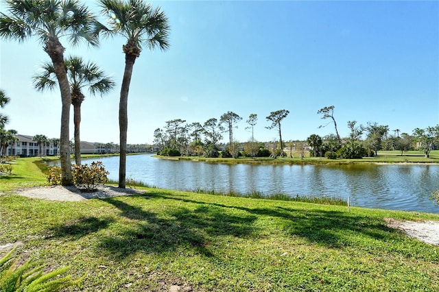 view of water feature