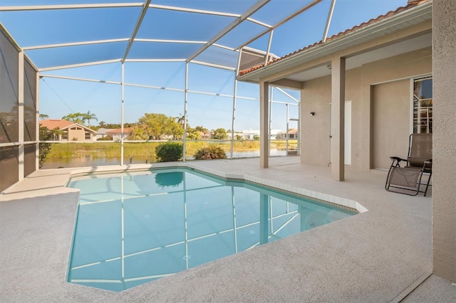 4173 Hearthstone Dr, Sarasota, FL 34238 - pool featuring a patio area and a lanai