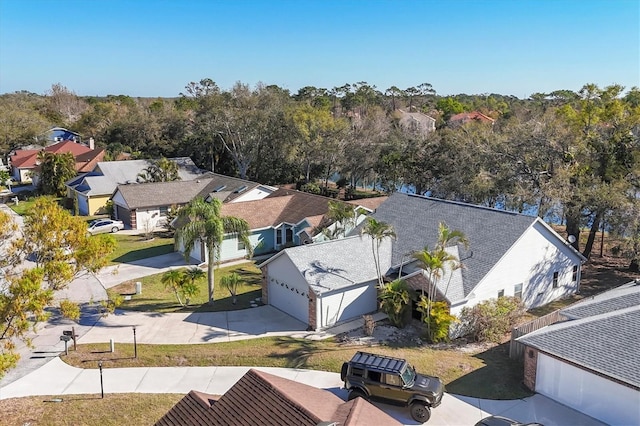 drone / aerial view featuring a residential view