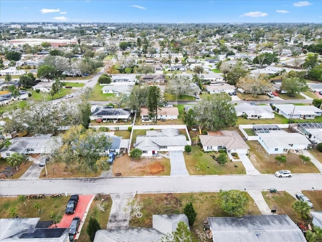 drone / aerial view featuring a residential view