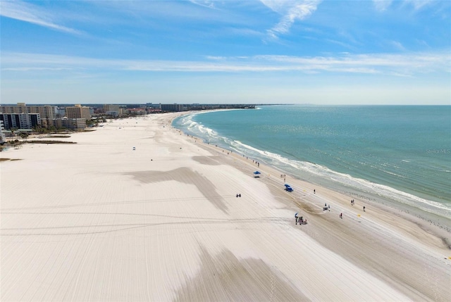 5740 Midnight Pass Rd Unit 402, Sarasota, FL 34242 - property view of water featuring a view of the beach