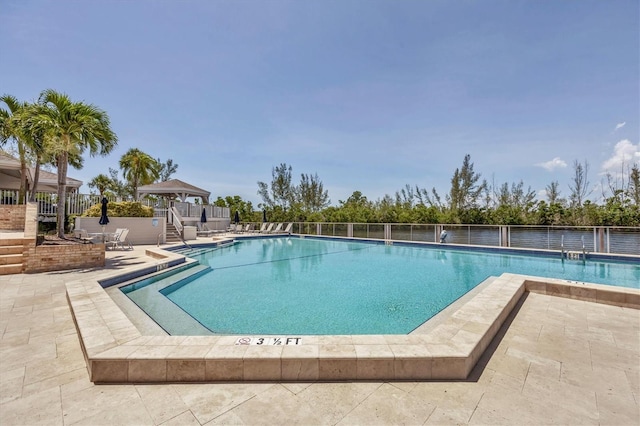 92 Tidy Island Blvd, Bradenton, FL 34210 - community pool with a patio and a gazebo