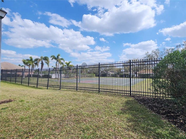 exterior space featuring fence