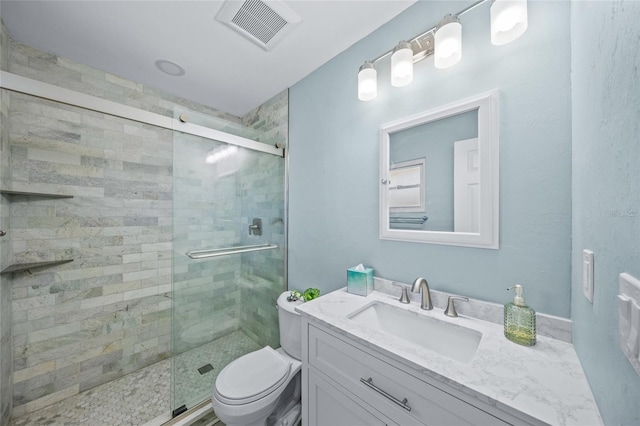 691 Gulf Bay Rd, Longboat Key, FL 34228 - full bath with vanity, toilet, and a shower stall