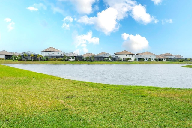 water view featuring a residential view