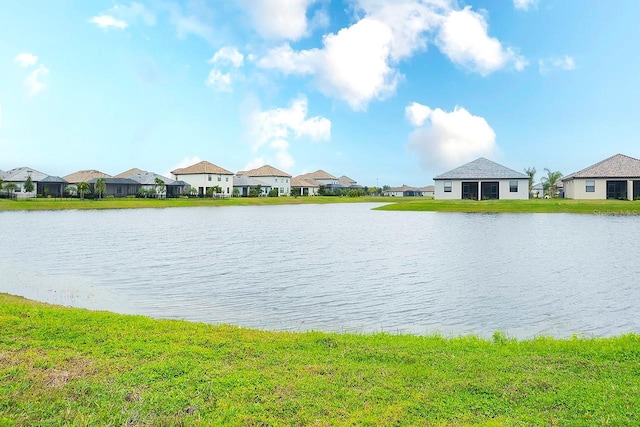 water view featuring a residential view