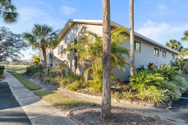 view of property exterior featuring stucco siding