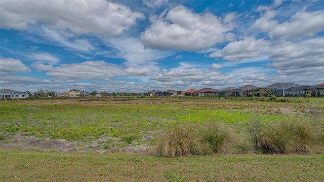 view of yard with a residential view