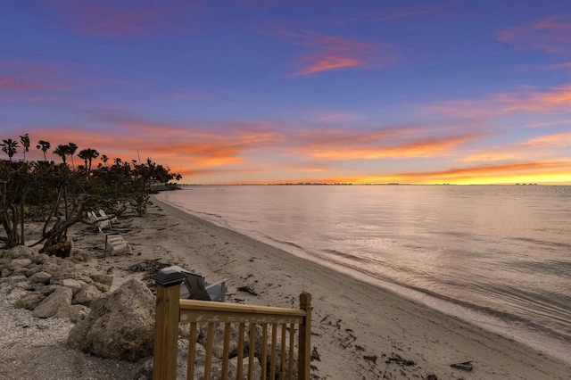 water view with a beach view