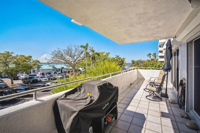 balcony featuring grilling area