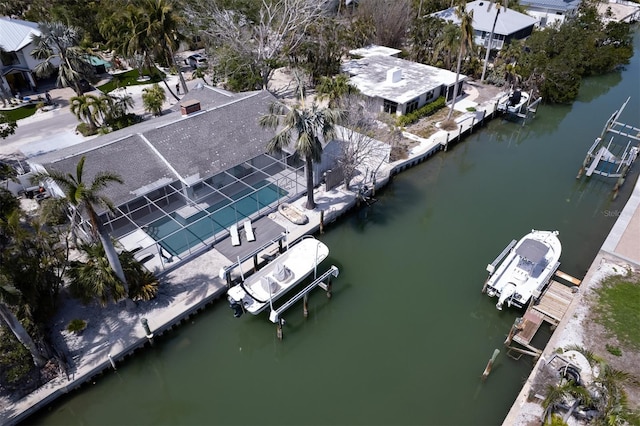 552 Juan Anasco Dr, Longboat Key, FL 34228 - aerial view of property's location featuring a nearby body of water