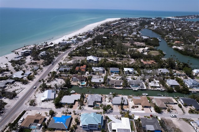 552 Juan Anasco Dr, Longboat Key, FL 34228 - aerial view of property and surrounding area with a nearby body of water and nearby suburban area