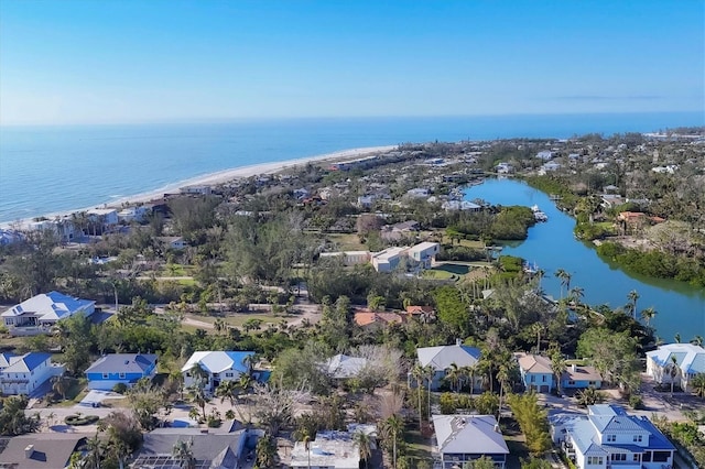 552 Juan Anasco Dr, Longboat Key, FL 34228 - aerial view of residential area with a large body of water