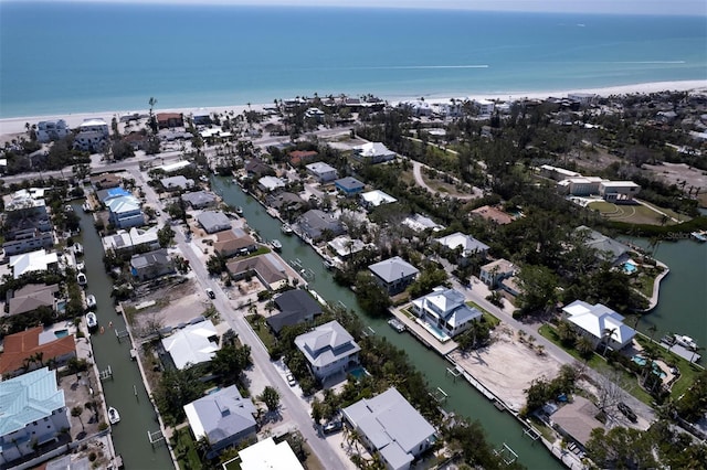 552 Juan Anasco Dr, Longboat Key, FL 34228 - aerial overview of property's location with a nearby body of water and nearby suburban area