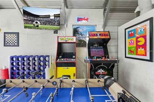 view of game room