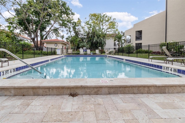 pool with fence