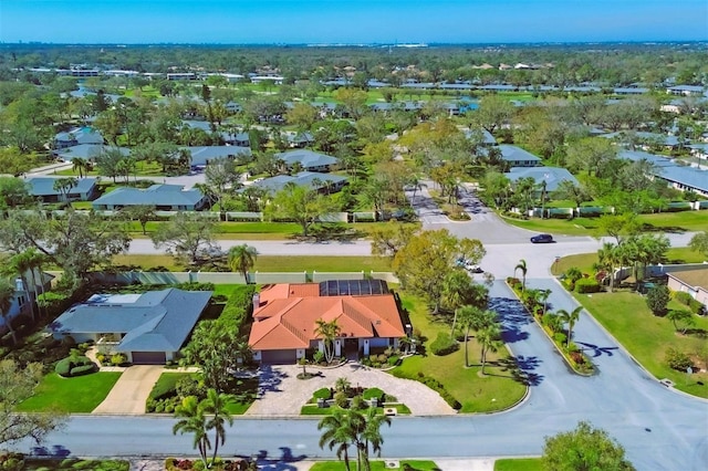 birds eye view of property featuring a residential view