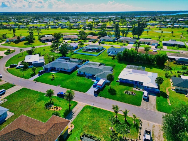 drone / aerial view featuring a residential view