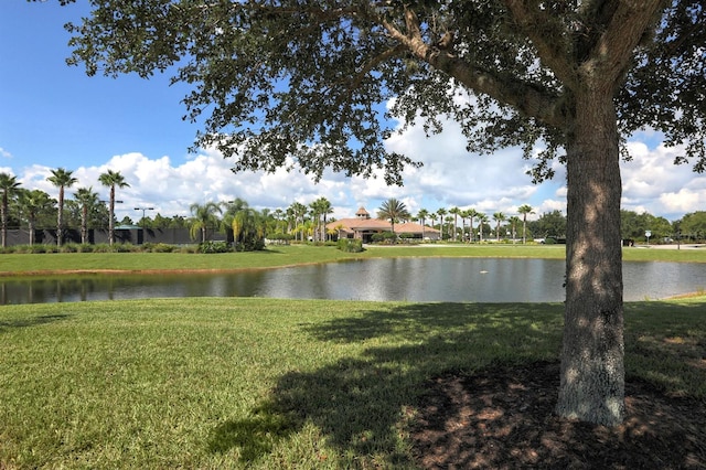 view of water feature