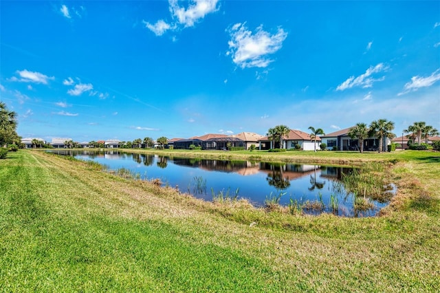 water view with a residential view