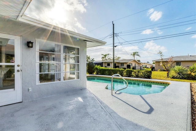 pool featuring a patio