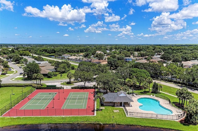 drone / aerial view