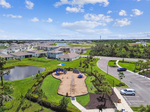 4918 Gray Owl Ter, Palmetto, FL 34221 - aerial perspective of suburban area with a large body of water