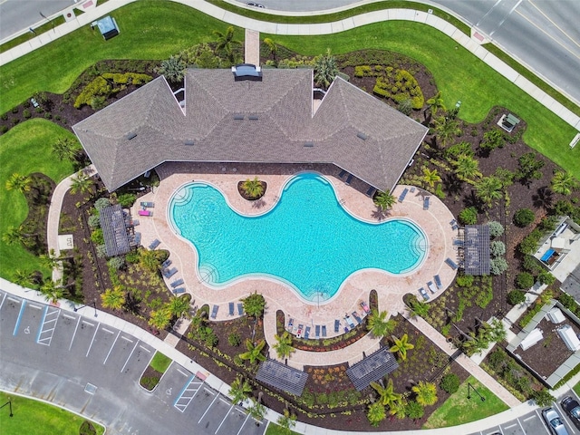 4918 Gray Owl Ter, Palmetto, FL 34221 - aerial overview of property's location featuring a pool