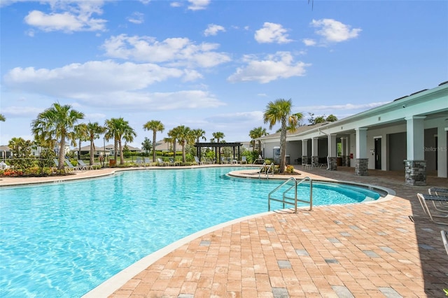 4918 Gray Owl Ter, Palmetto, FL 34221 - community pool featuring a patio area