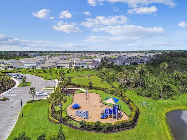 4918 Gray Owl Ter, Palmetto, FL 34221 - aerial perspective of suburban area with a community park