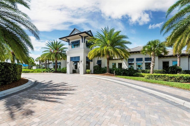 view of front of property with stucco siding