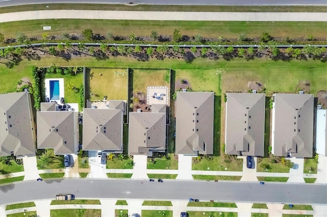 drone / aerial view featuring a residential view