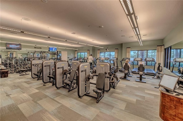 5031 Serata Dr, Bradenton, FL 34211 - gym with carpet