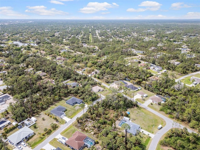 bird's eye view featuring a residential view