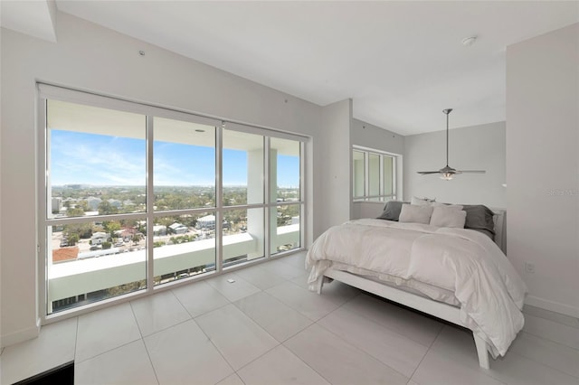 bedroom featuring baseboards