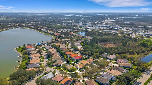 8420 Sailing Loop, Lakewood Ranch, FL 34202 - aerial overview of property's location with a nearby body of water and nearby suburban area