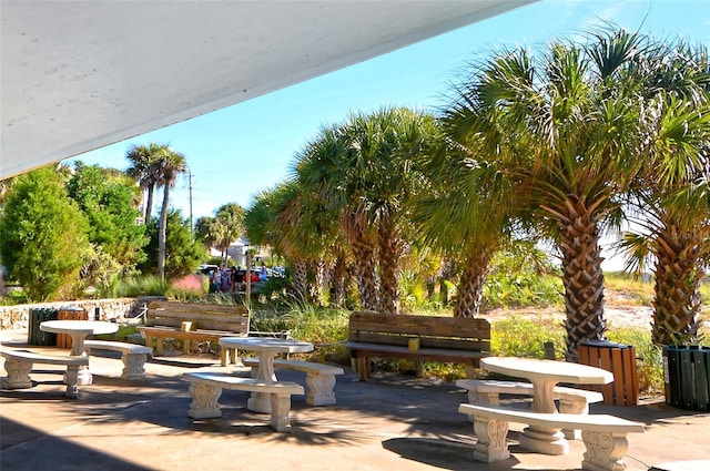 view of patio