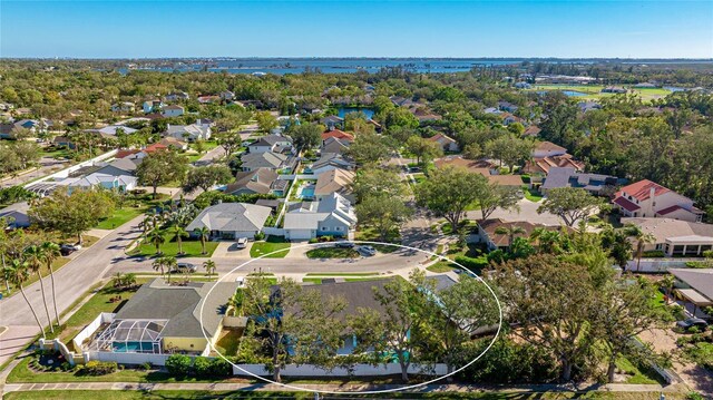 bird's eye view featuring a residential view