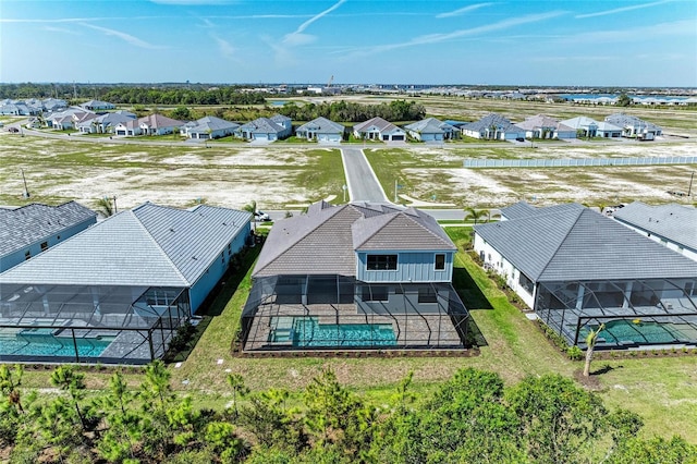 bird's eye view featuring a residential view