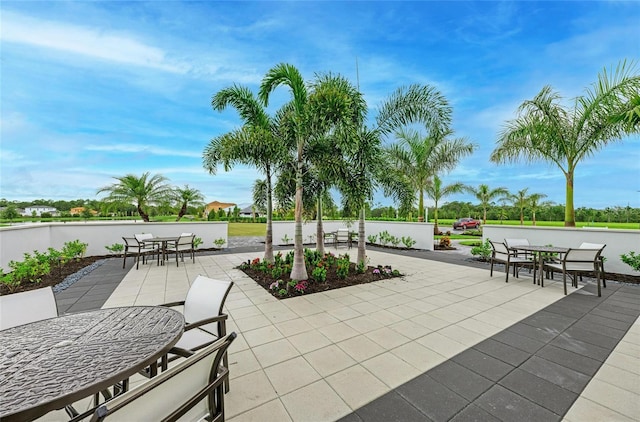 view of patio / terrace featuring outdoor dining space