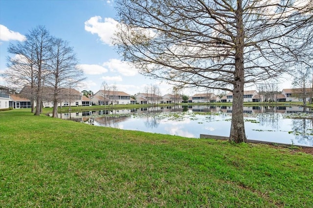 water view with a residential view