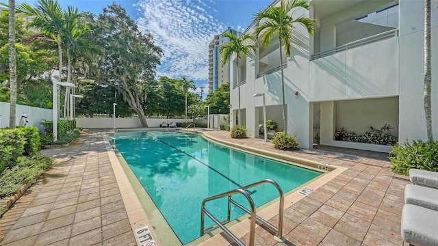 401 S Palm Ave Unit 801, Sarasota, FL 34236 - community pool featuring a patio
